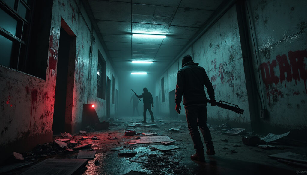 plongez dans l'univers oppressant d'echoes of the living, un survival horror sombre et intense inspiré des classiques du genre. affrontez vos peurs pour survivre.