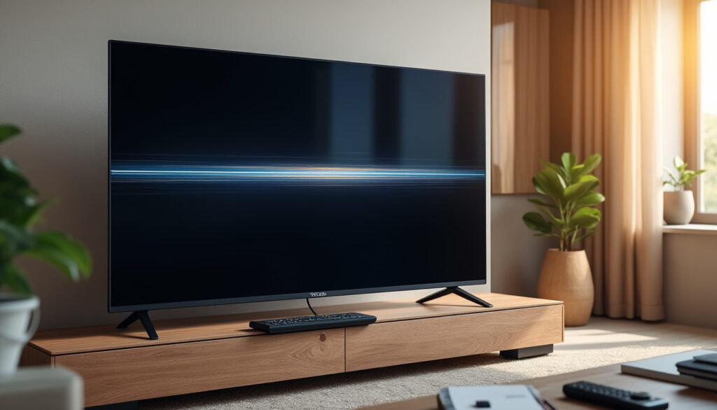 découvrez les causes courantes d'un trait horizontal sur votre écran tv et apprenez des solutions simples pour le réparer efficacement.