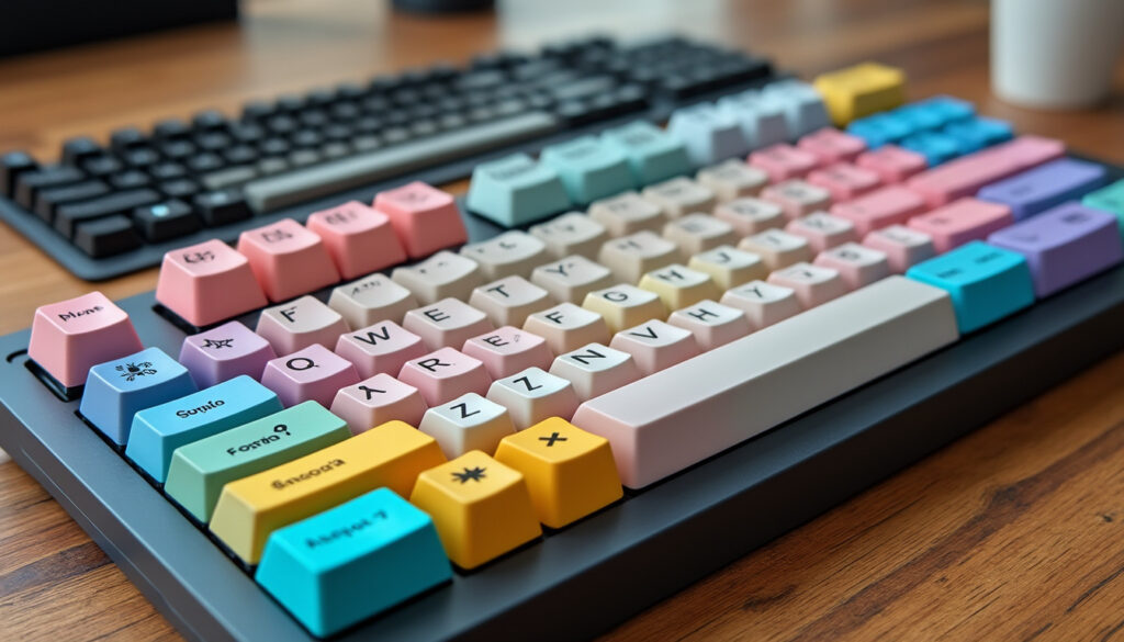 découvrez notre large sélection de keycaps azerty iso fr pour personnaliser votre clavier avec style et confort. qualité et diversité garanties pour une expérience unique.