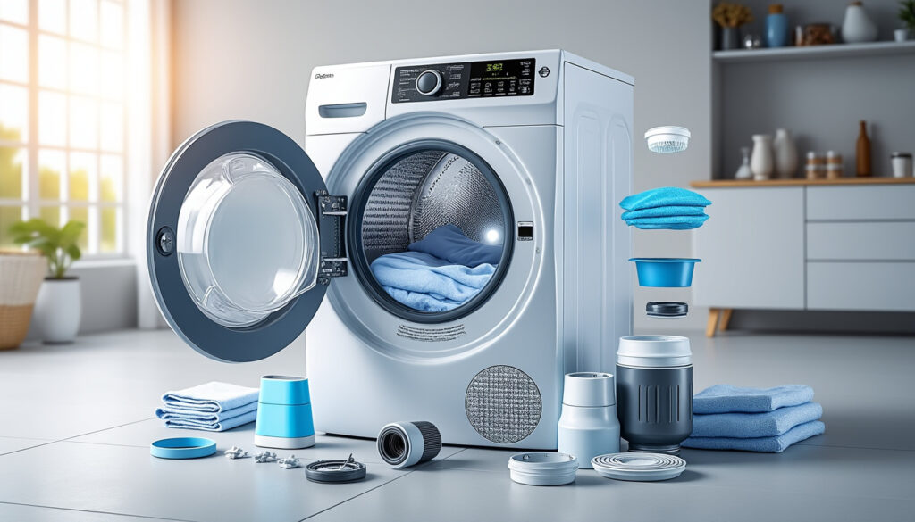découvrez la fiche technique complète du sèche-linge oceanic oceaslce8w et trouvez facilement les pièces détachées pour entretenir et réparer votre appareil.